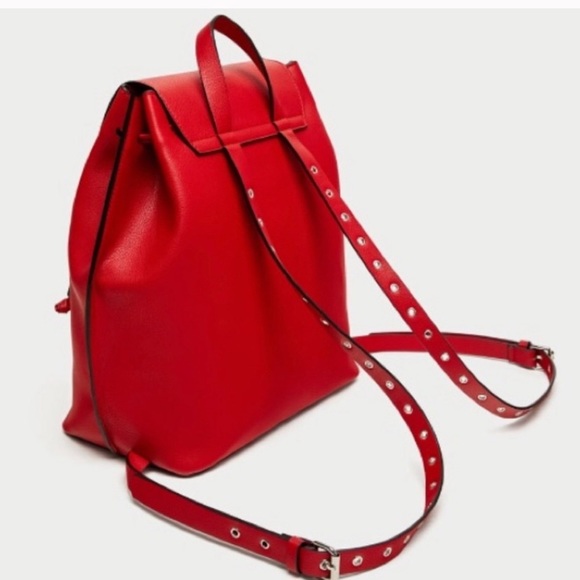 Zara Red backpack - Picture 5 of 5